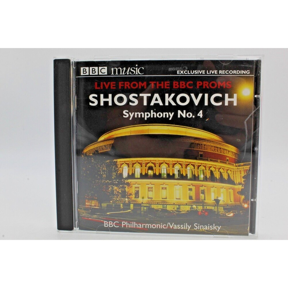 Shostakovich Symphony No.4 Vassily Sinaisky CD 2002 BBC Music Exclusive Live
